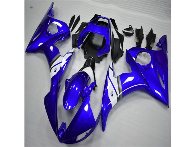 Kit Carénages Complet R6 03-05 - Bleu Blanc Kit Carénages Complet R6 03-05 - Bleu Blanc