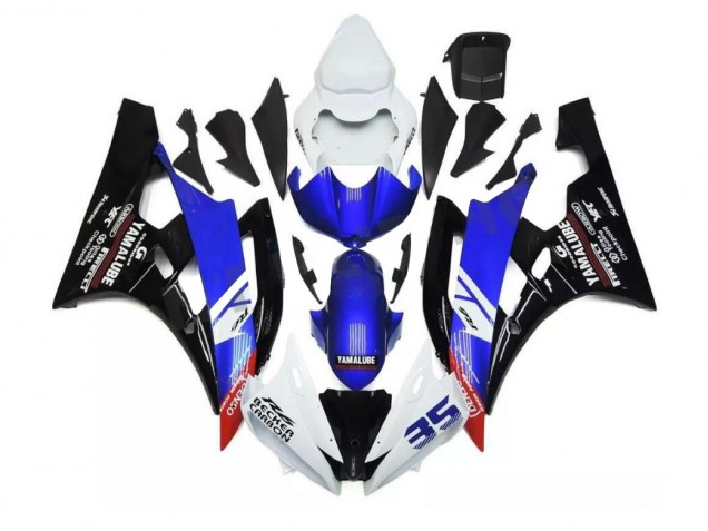 Kit Carénages Complet R6 06-07 - Bleu Blanc