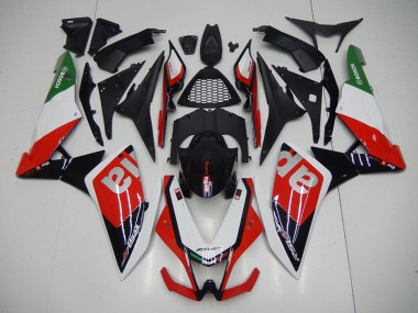 Kit Carénages Complet RSV4 09-15 - Noir Rouge