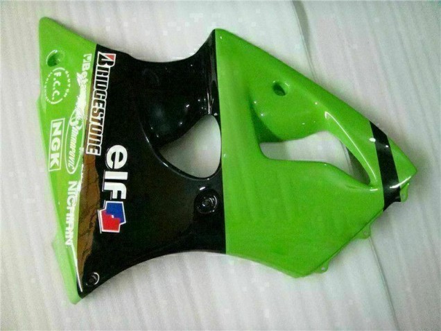 Kit Carénages Complet ZX6R 00-02 - Vert Noir