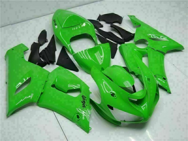 Kit Carénages Complet ZX6R 05-06 - Vert Kit Carénages Complet ZX6R 05-06 - Vert