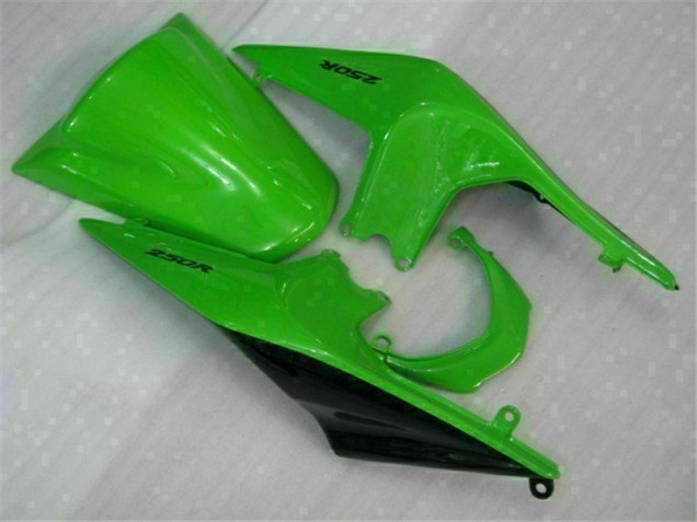 Kit Carénages EX250 08-12 - Vert Noir Ninja Kit Carénages EX250 08-12 - Vert Noir Ninja