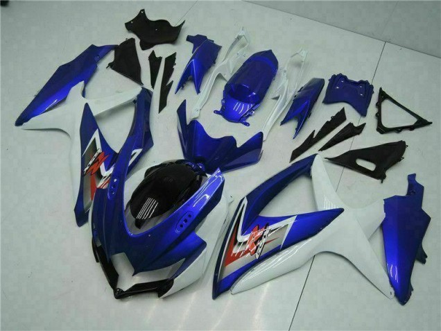 Kit Carénages GSXR 600 / 750 K8 08-10 - Bleu Blanc Kit Carénages GSXR 600 / 750 K8 08-10 - Bleu Blanc