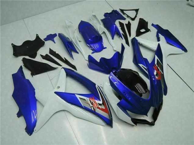 Kit Carénages GSXR 600 / 750 K8 08-10 - Bleu Blanc Kit Carénages GSXR 600 / 750 K8 08-10 - Bleu Blanc