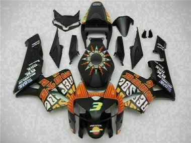 Kit Carénages & Plastique CBR 600 RR 05-06 - Noir