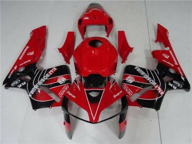Kit Carénages & Plastique CBR 600 RR 05-06 - Rouge Noir