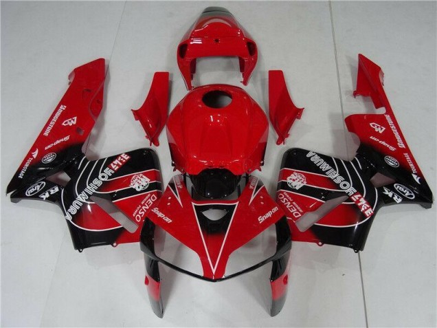 Kit Carénages & Plastique CBR 600 RR 05-06 - Rouge Noir