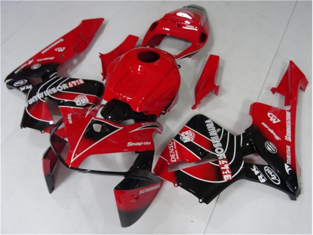 Kit Carénages & Plastique CBR 600 RR 05-06 - Rouge Noir