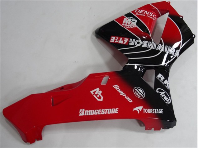 Kit Carénages & Plastique CBR 600 RR 05-06 - Rouge Noir
