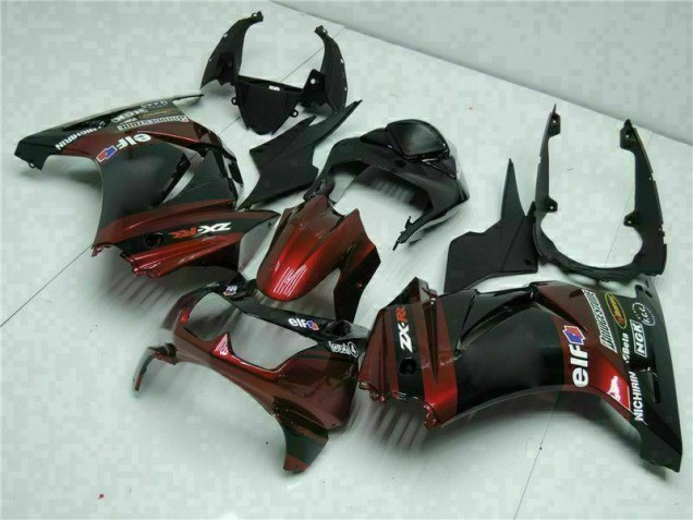 Kit Carénages & Plastique EX250 08-12 - Noir