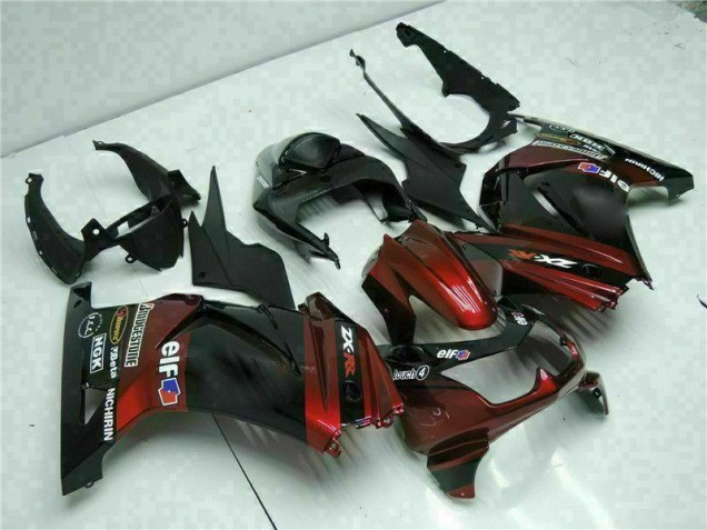 Kit Carénages & Plastique EX250 08-12 - Noir