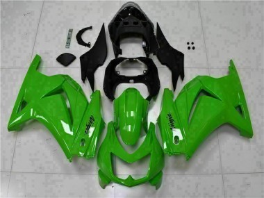 Kit Carénages & Plastique EX250 08-12 - Vert Noir Ninja