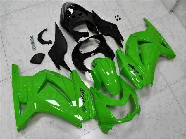 Kit Carénages & Plastique EX250 08-12 - Vert Noir Ninja Kit Carénages & Plastique EX250 08-12 - Vert Noir Ninja