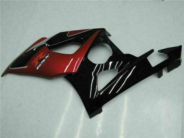 Kit Carénages & Plastique GSXR 1000 K5 05-06 - Rouge Noir
