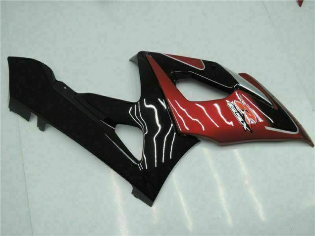 Kit Carénages & Plastique GSXR 1000 K5 05-06 - Rouge Noir
