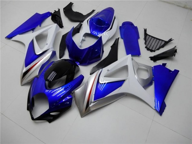 Kit Carénages & Plastique GSXR 1000 K7 07-08 - Bleu Blanc Kit Carénages & Plastique GSXR 1000 K7 07-08 - Bleu Blanc