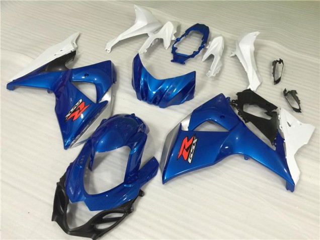 Kit Carénages & Plastique GSXR 1000 K9 09-16 - Bleu Blanc Kit Carénages & Plastique GSXR 1000 K9 09-16 - Bleu Blanc