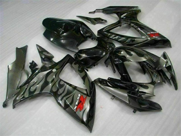 Kit Carénages & Plastique GSXR 600 / 750 K6 06-07 - Noir