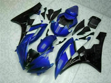 Kit Carénages & Plastique R6 06-07 - Bleu Noir