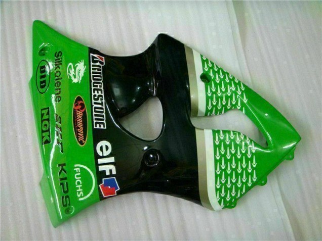Kit Carénages & Plastique ZX6R 00-02 - Vert Noir Kit Carénages & Plastique ZX6R 00-02 - Vert Noir