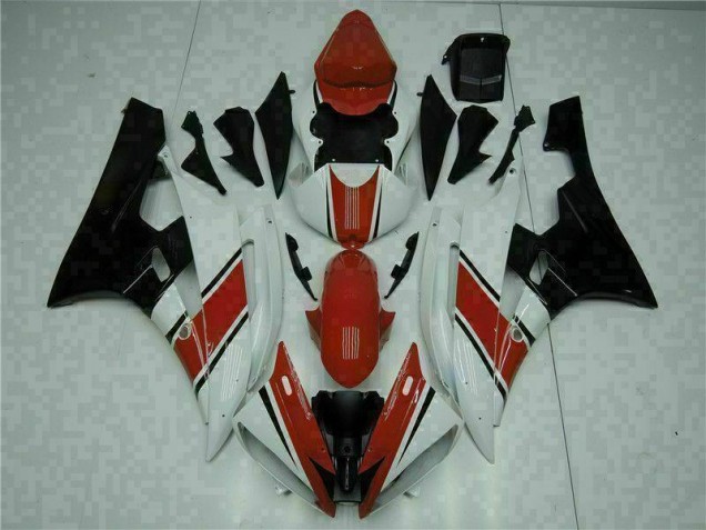 Kit Carénages R6 06-07 - Rouge Blanc