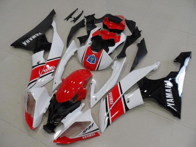 Kit Carénages R6 08-16 - Rouge Blanc Noir
